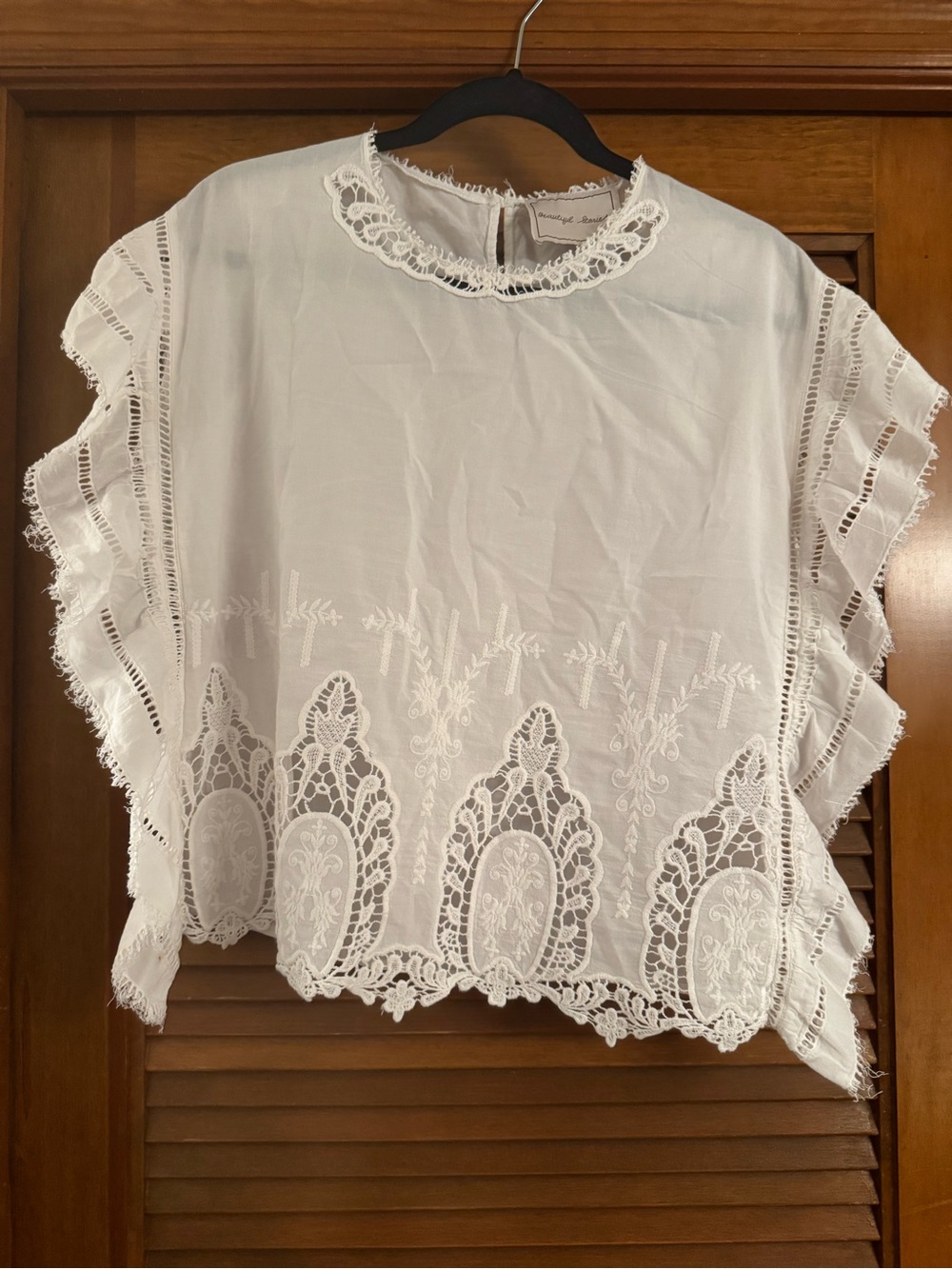 Beautiful Stories Boho Embroidered Women's Top